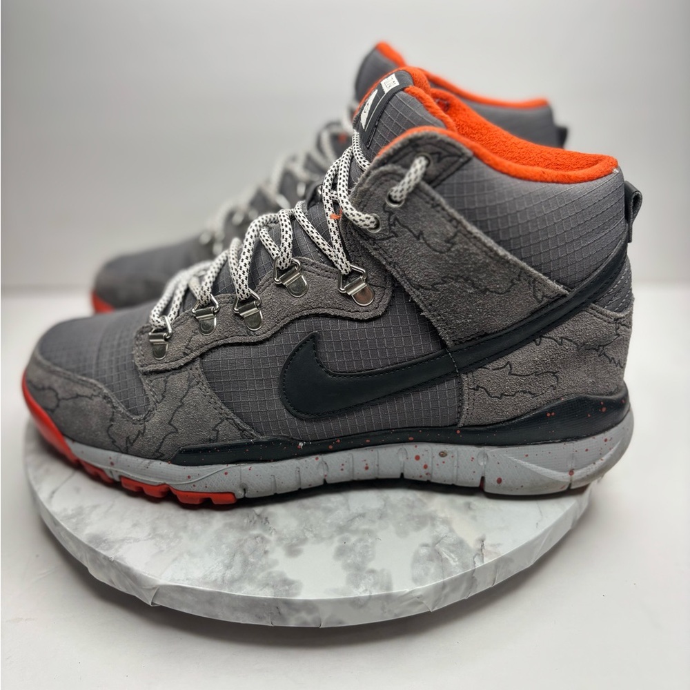 Size 9-Nike x Poler Dunk High OMS 'Dark Grey Orange